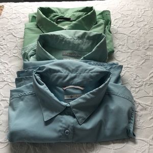 Pack of 3!! Columbia Collared Active Tank - Sun Protection material